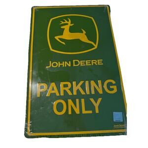 John Deere | PARKING ONLY | Metal Sign